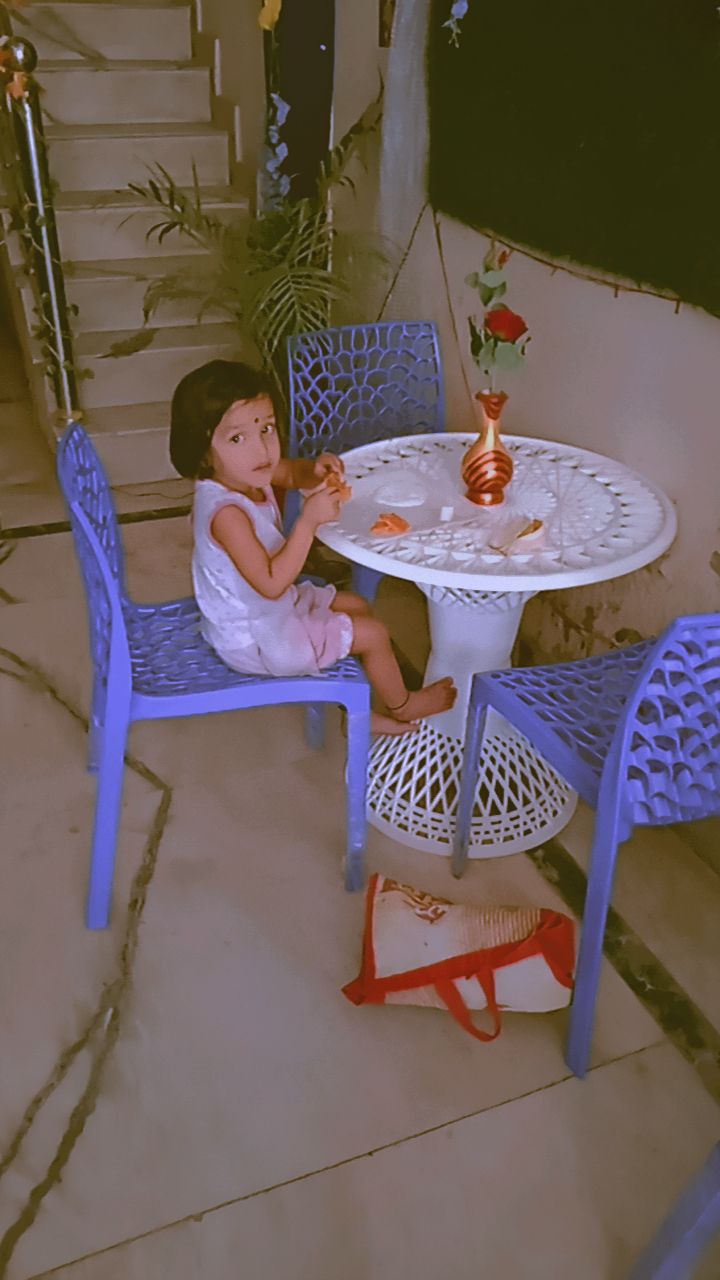 Chair and table available for sale