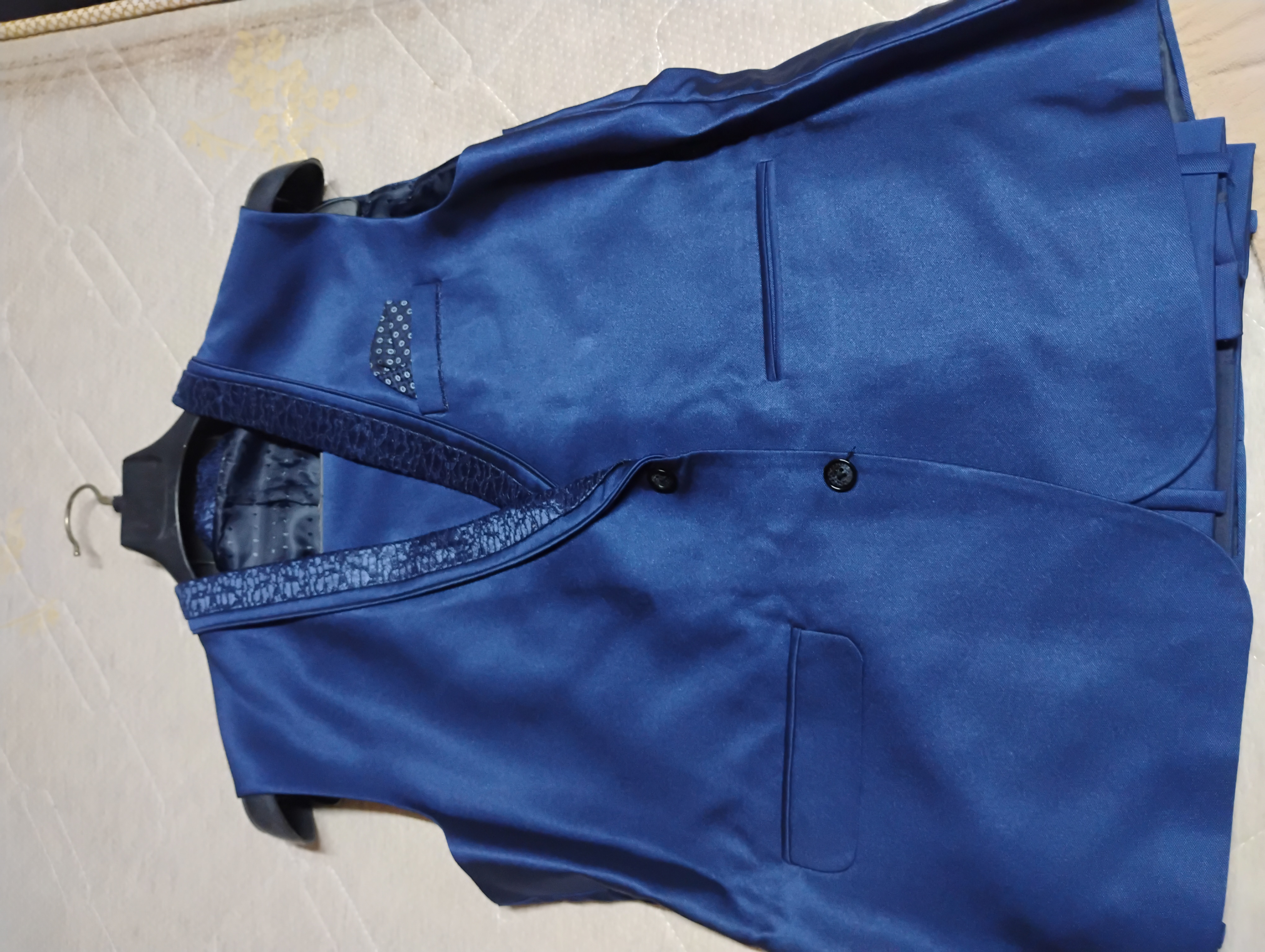 Royal blue  colour coat pant available for sale