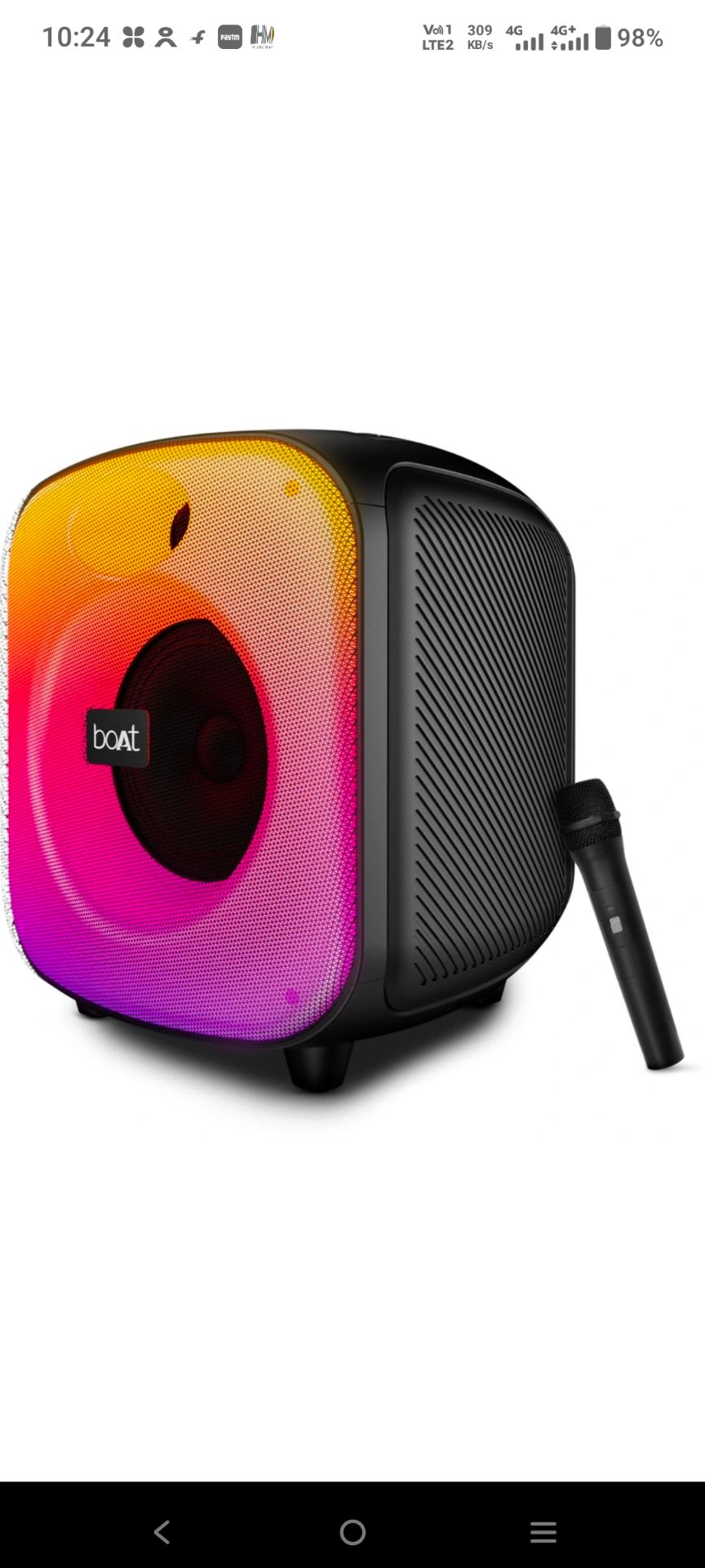 Boat party speaker available for sale