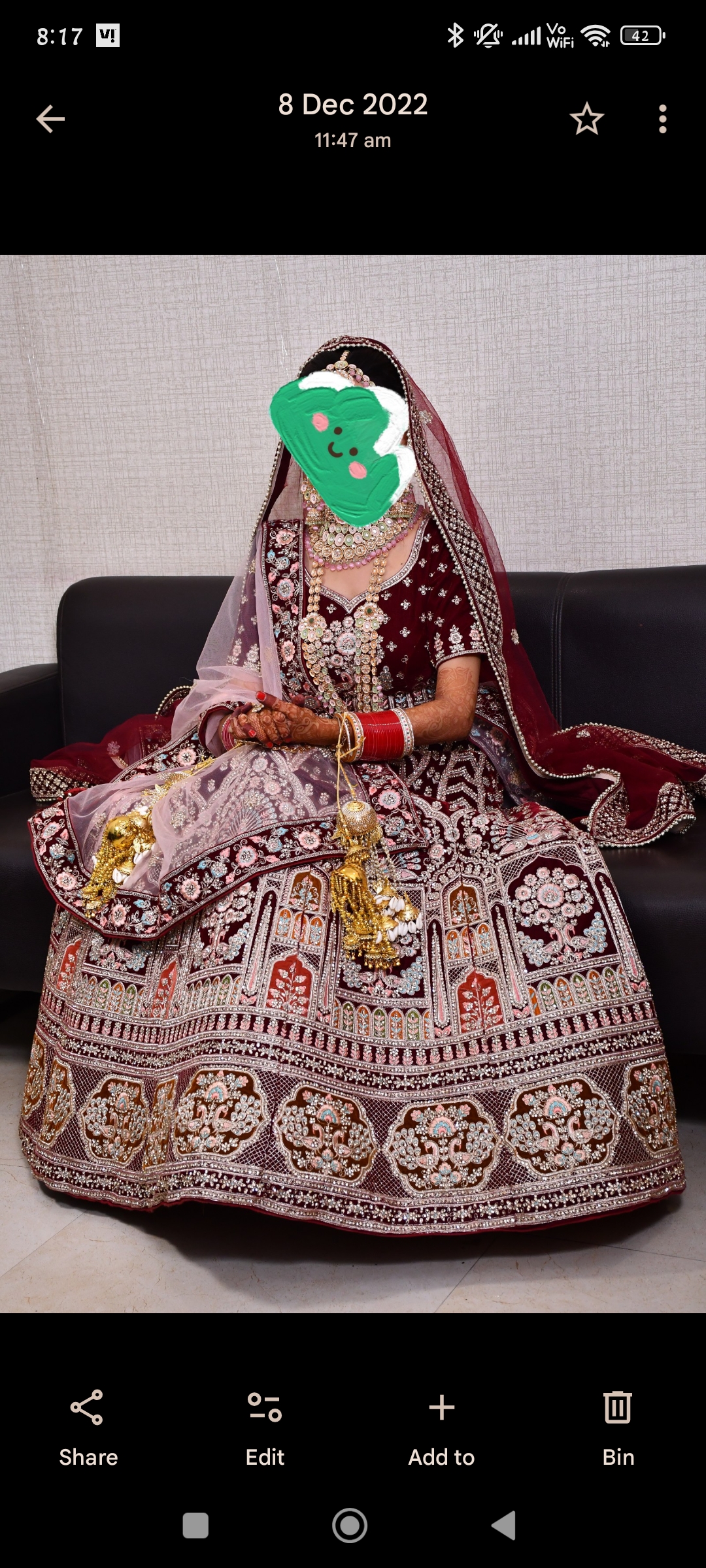 Wedding lehnga  available for sale
