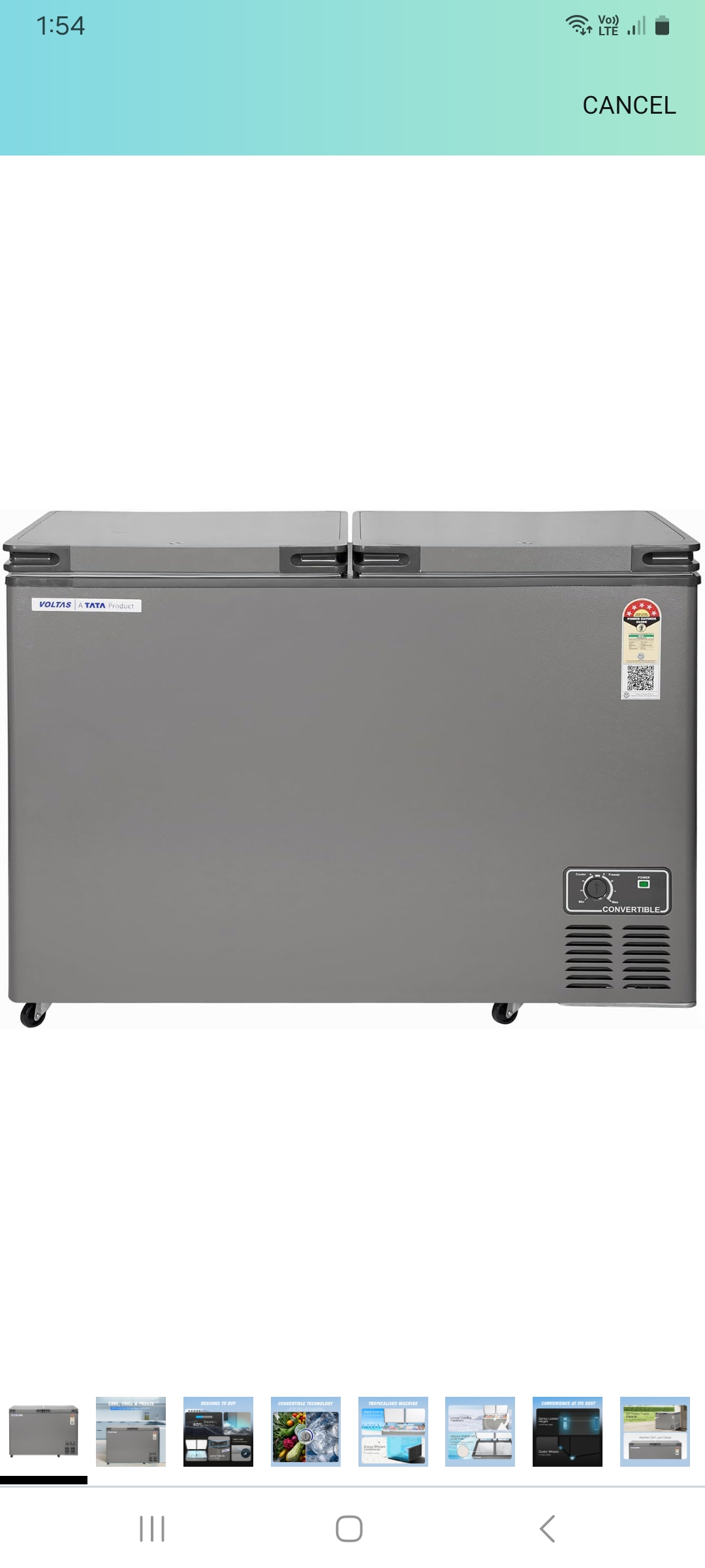 Tata voltas Fridge available for sale