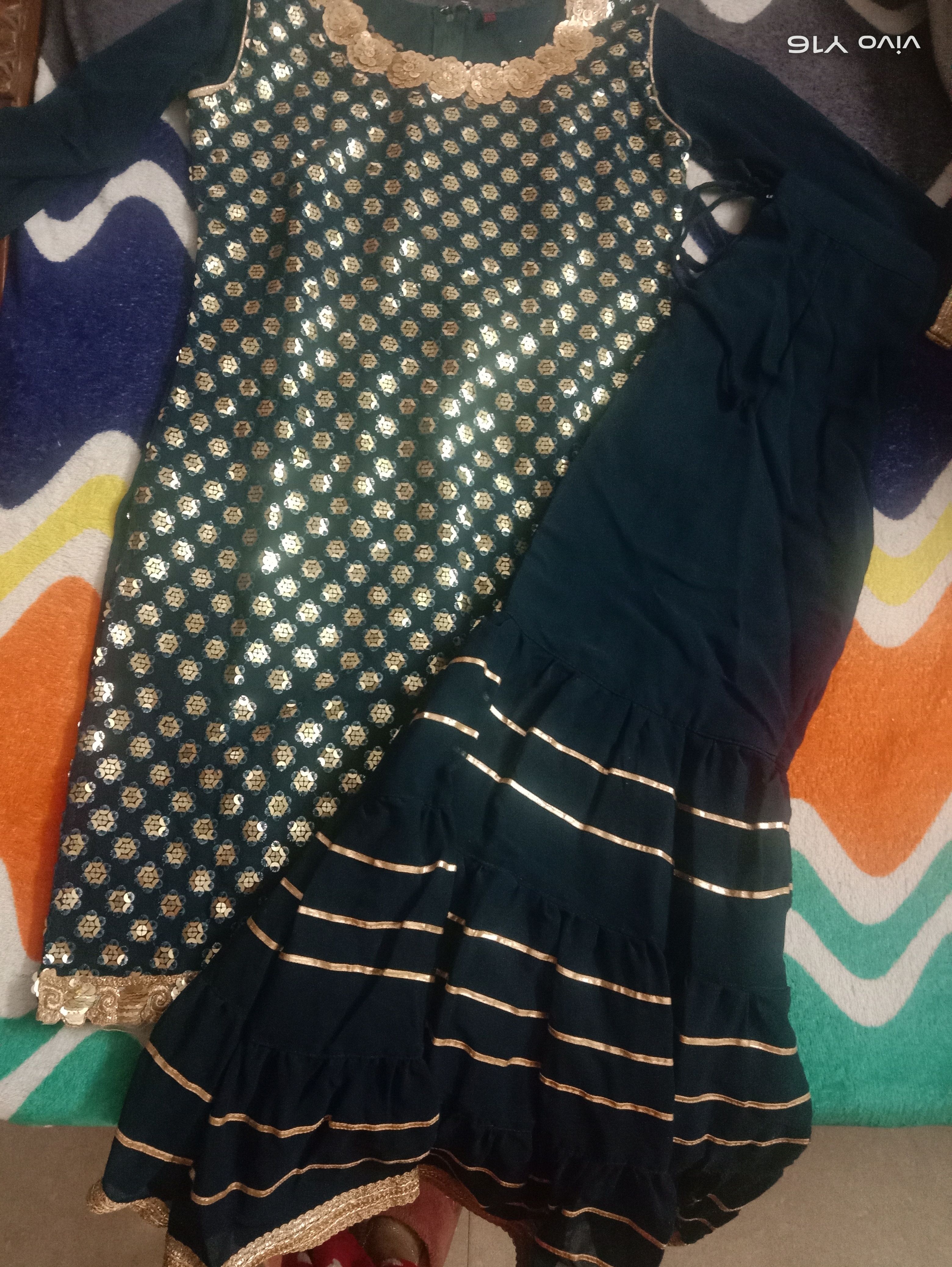 Navy Blue Sharara  available for sale
