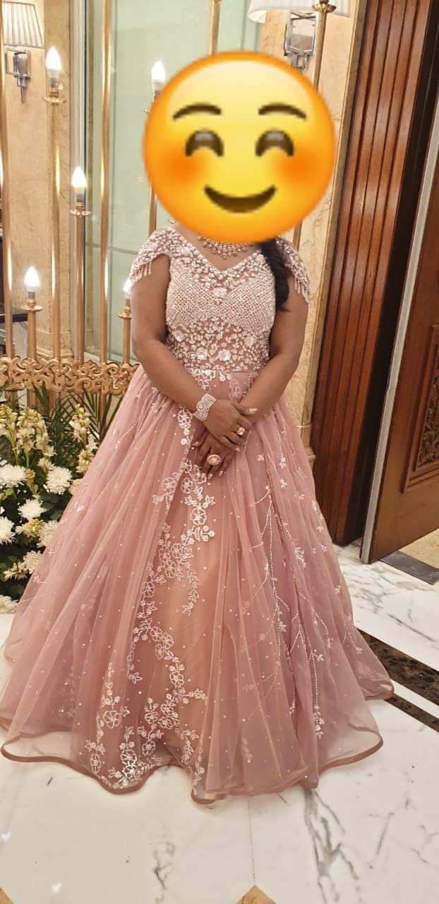 Party wear gown available for sale