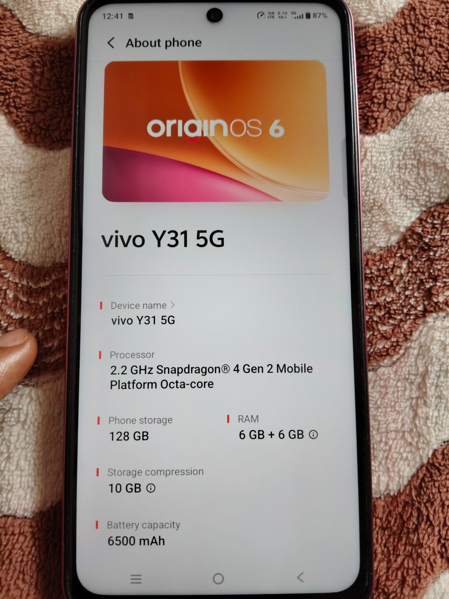 Vivo Y31 available for sale