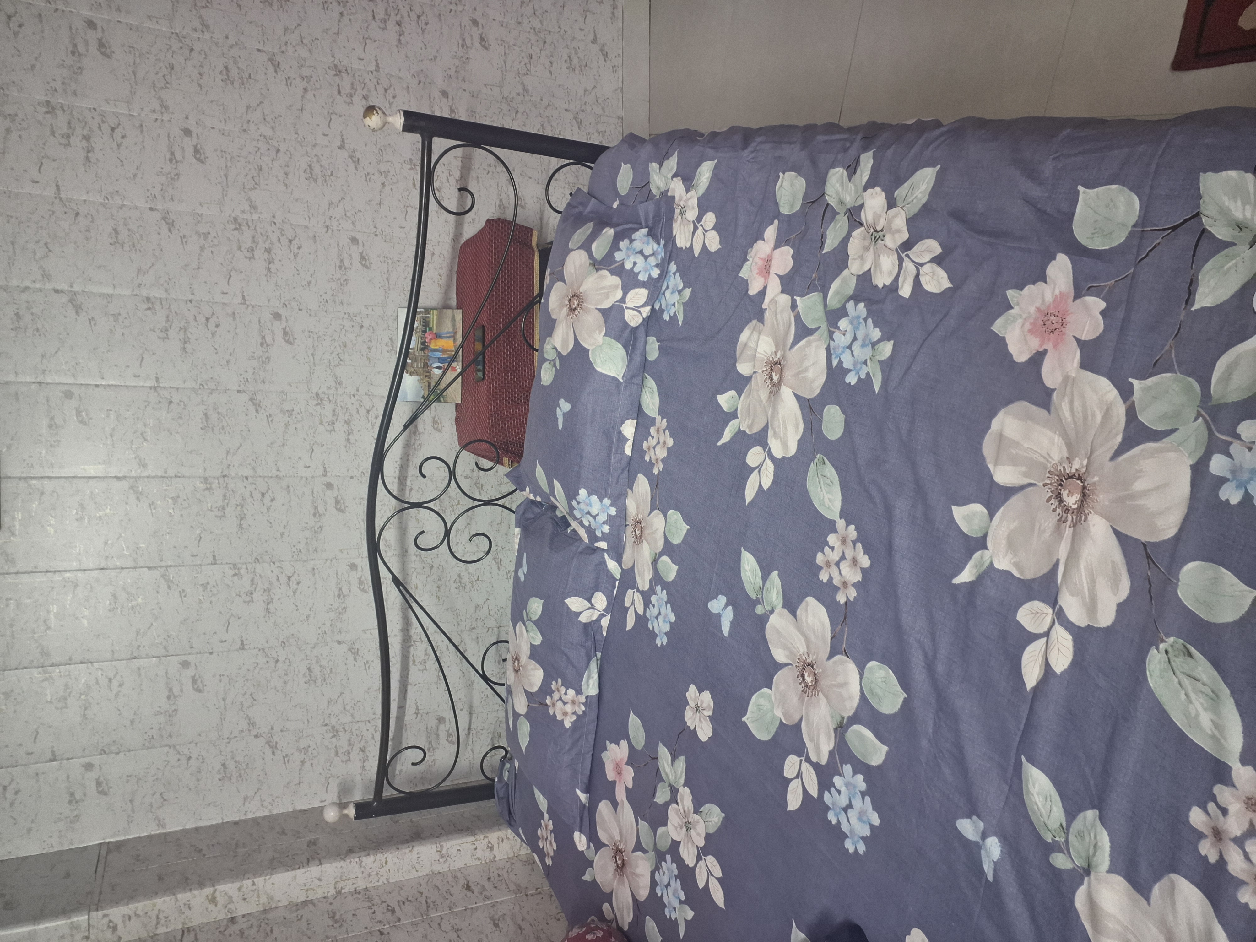 Wrought iron bed available for sale