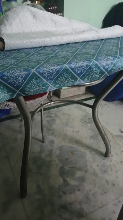 Glass top dinning, strong and rigid Base 