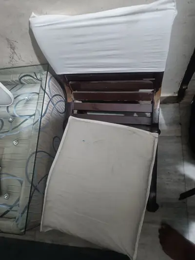 Centre table with one chair